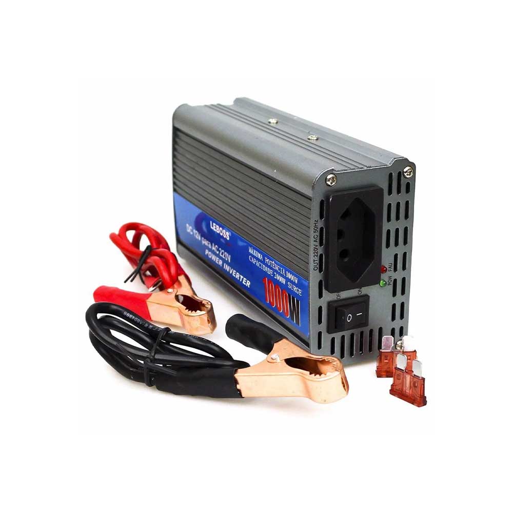 Inversor De Potência 12v Para 110v Veicular 1000w Leboss LB-521 Saida Ac