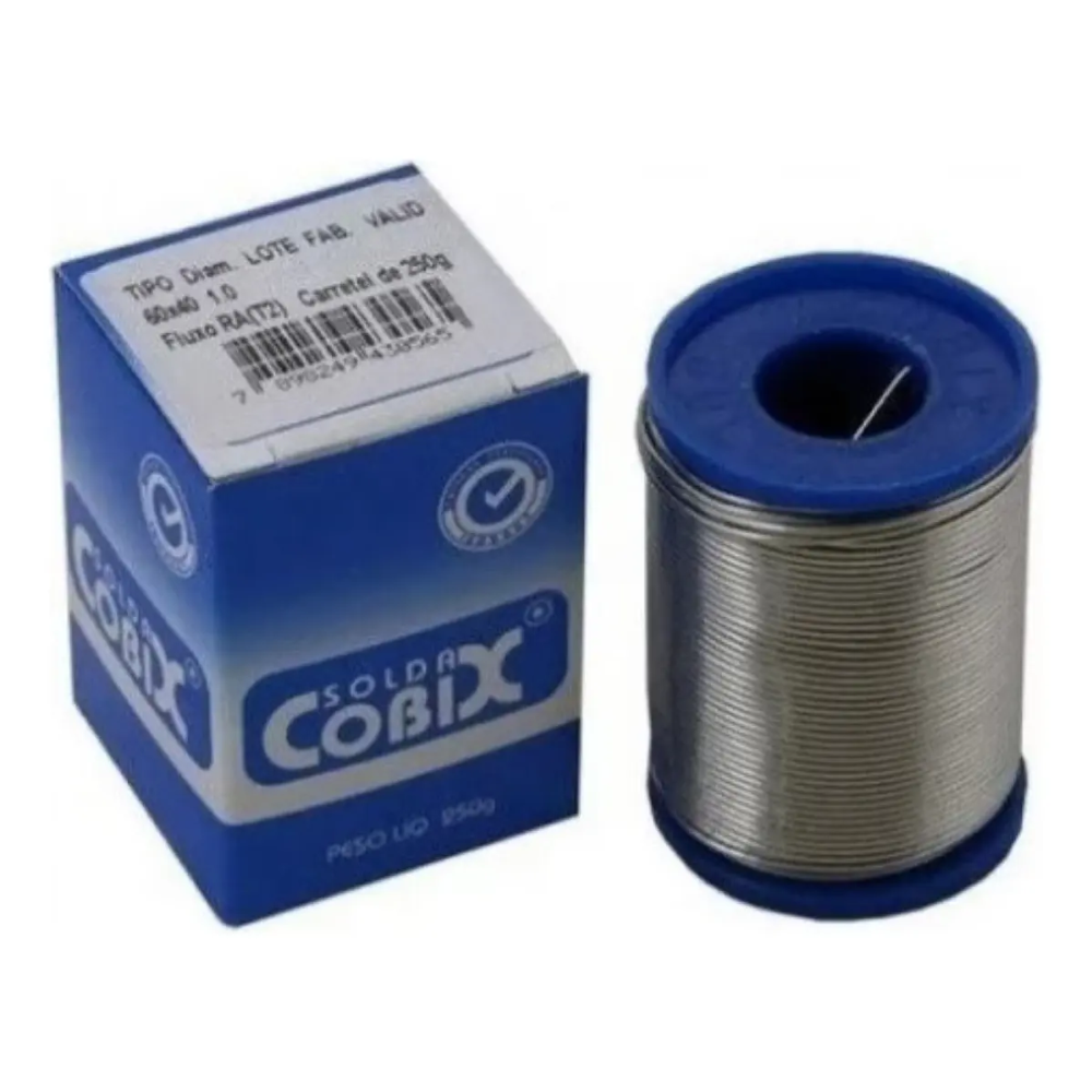 Solda em Fio Cobix 1mm 250g  60x40 - 1994