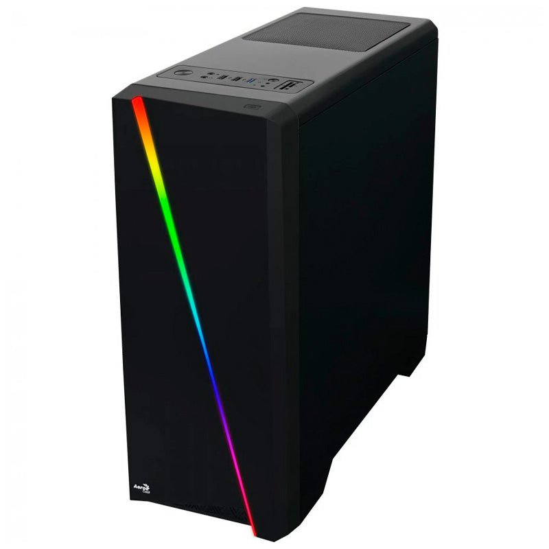 Gabinete Gamer Aerocool Mid Tower Rgb Cylon Com lateral acrílico - Pn 63858