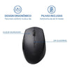 Mouse Sem Fio Multilaser Mo381 Clique Silencioso Preto 1600dpi