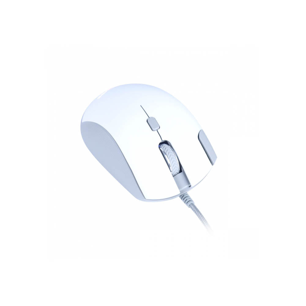 Mouse Gamer PCYes Zyron 7 Botoes 12800dpi RGB Branco - PMGZRGBW Truedata