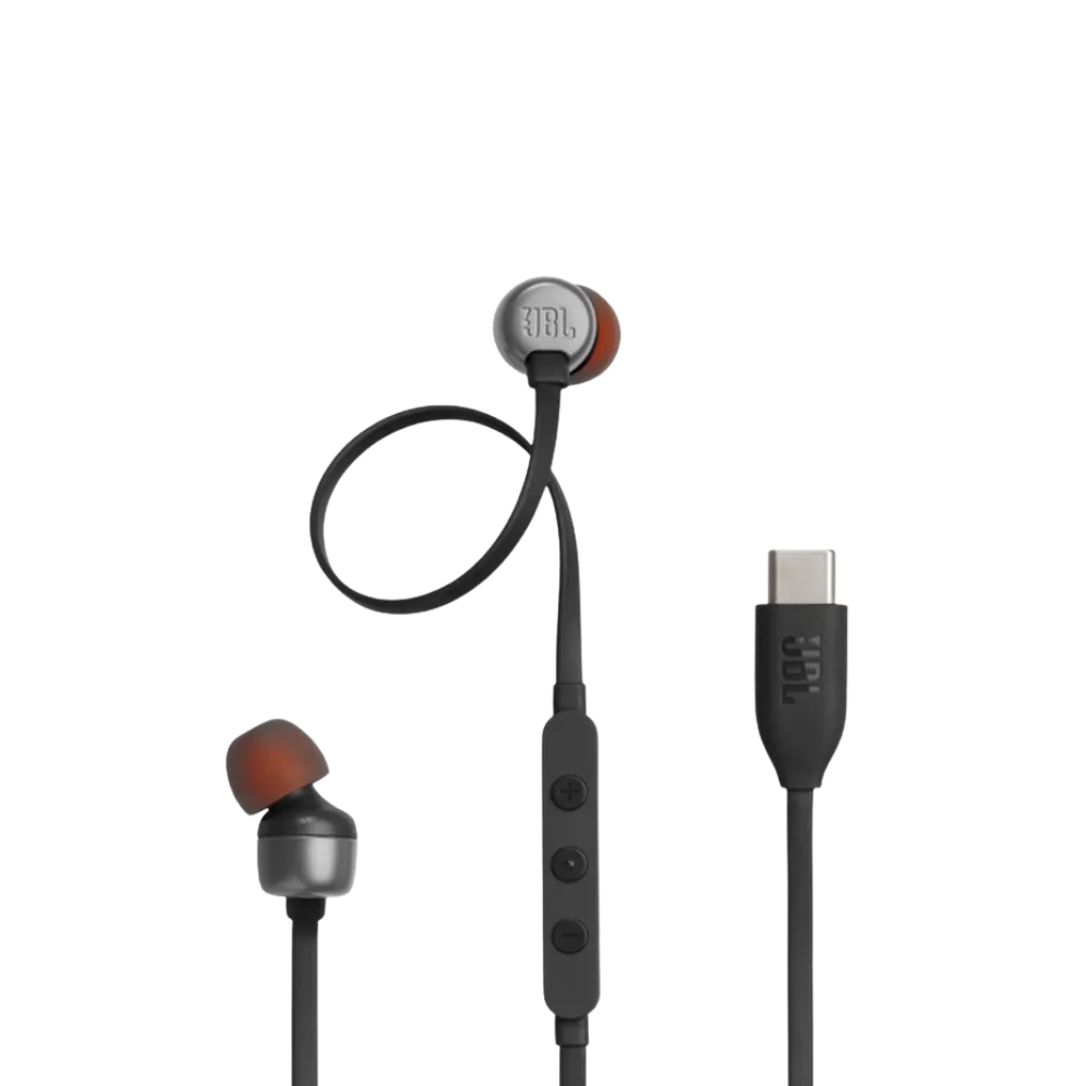 Fone de Ouvido JBL Intra Auricular Usb Tipo C T310C Preto - TUNE310C