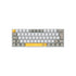 Teclado Gamer Mecânico Redragon Lakshmi Daylight Led Branco Switch Marrom - K606-YL GY WT (PT-BR)