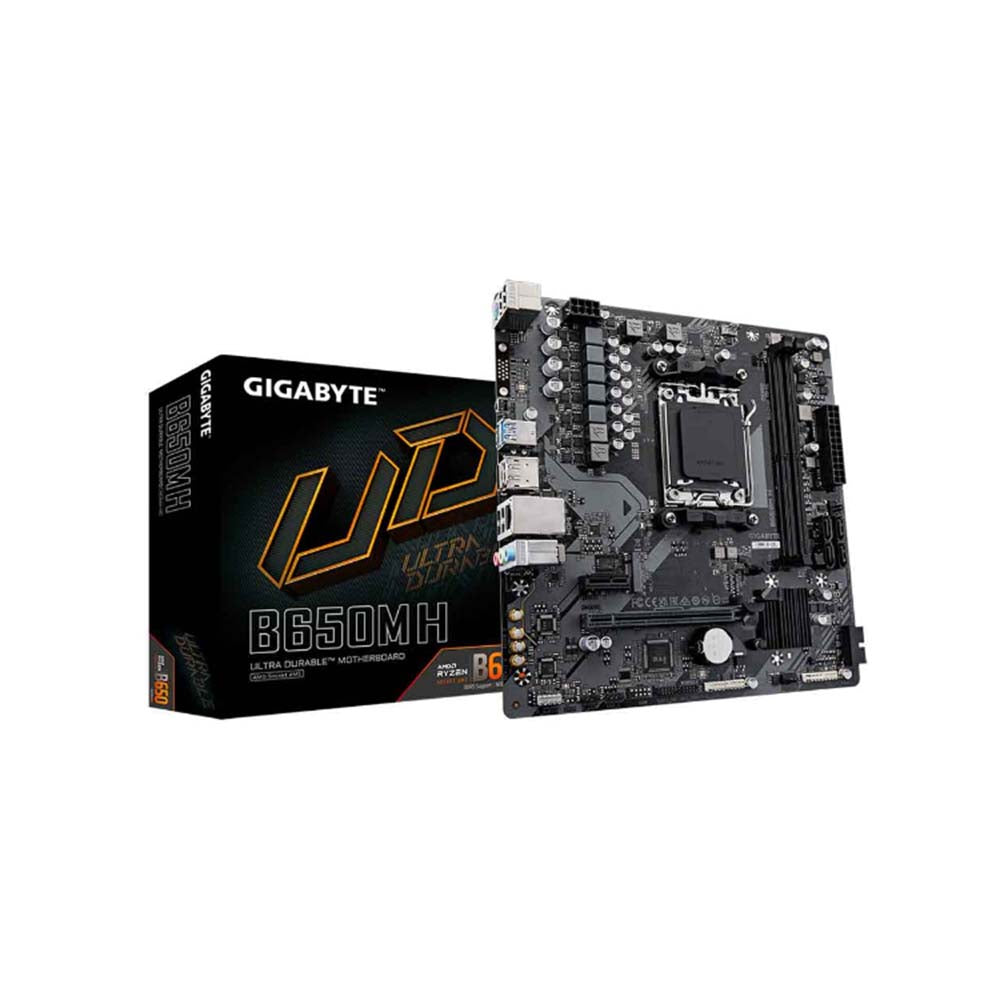 Placa Mae AMD Gigabyte B650M H 1.2 DDR5 Socket AMD AM5 Ryzen Displayport Hdmi Usb 3.2 - B650M H 1.2