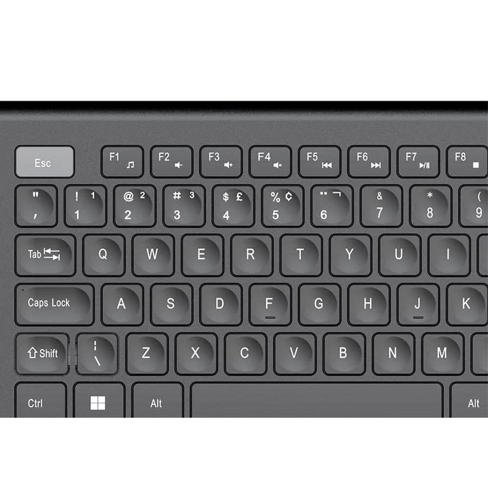 Teclado Usb PCYes Soft Preto / Cinza - Ptosf2Ab