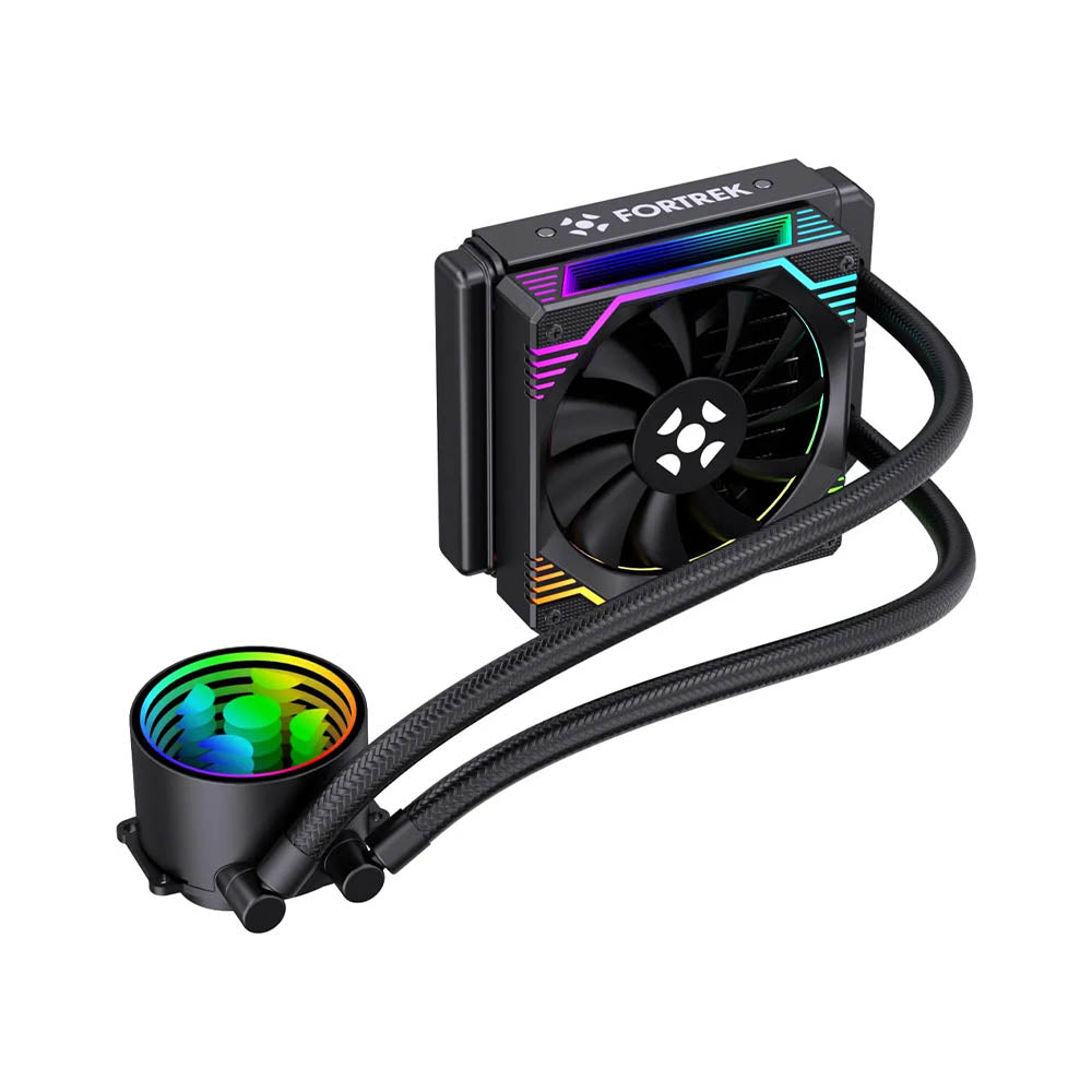 Water Cooler Fortrek Breezy Single Fan 120mm ARGB Sync (Intel/AMD) Preto - 84958