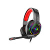 Headset Gamer Redragon Medea RGB Preto e Vermelho - H280