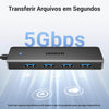 Hub Usb 3.0 Ugreen 4 Portas Preto - CM219