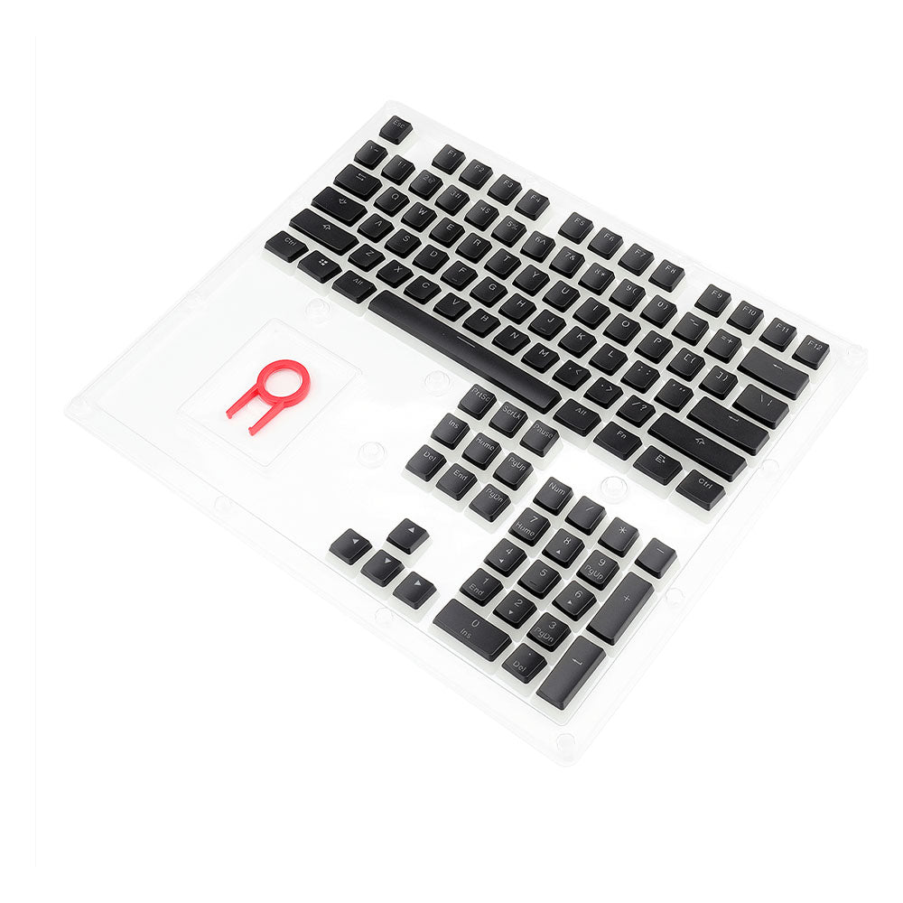 Kit de Teclas Keycaps Redragon Scarab PBT Double Shot Preto - A130-Black