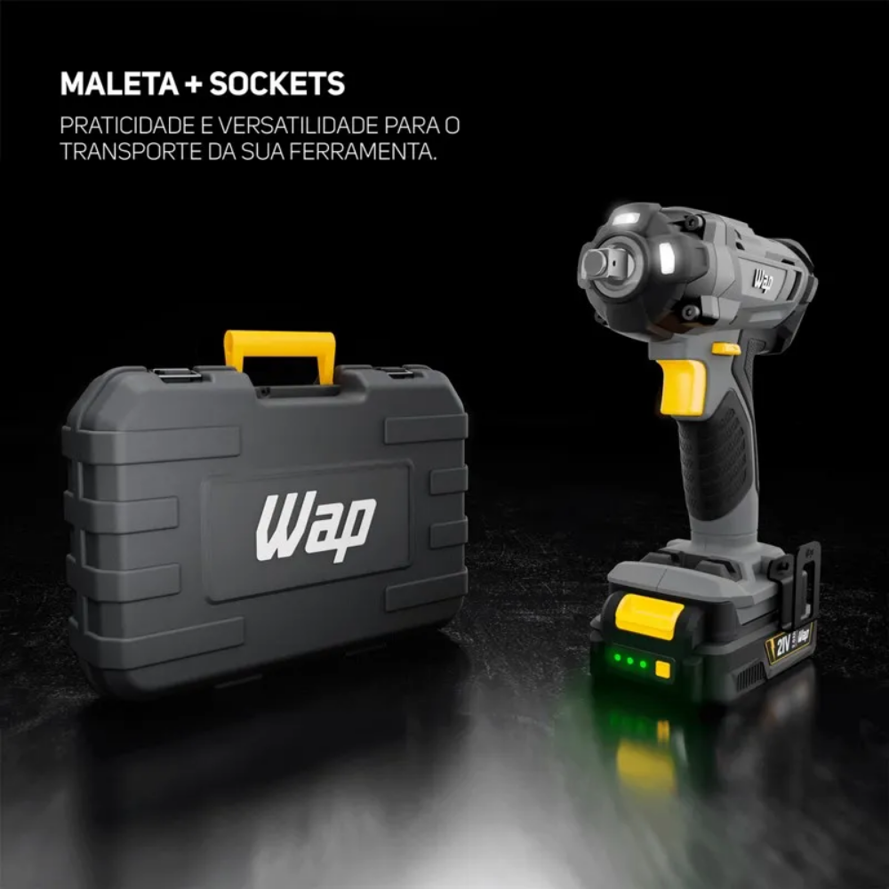 Chave de Impacto WAP C/ Bateria 21V - K21 CH01