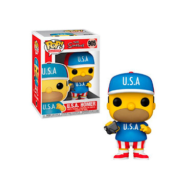 Funko Pop Os Simpsons - Homer - U.S.A - 82963