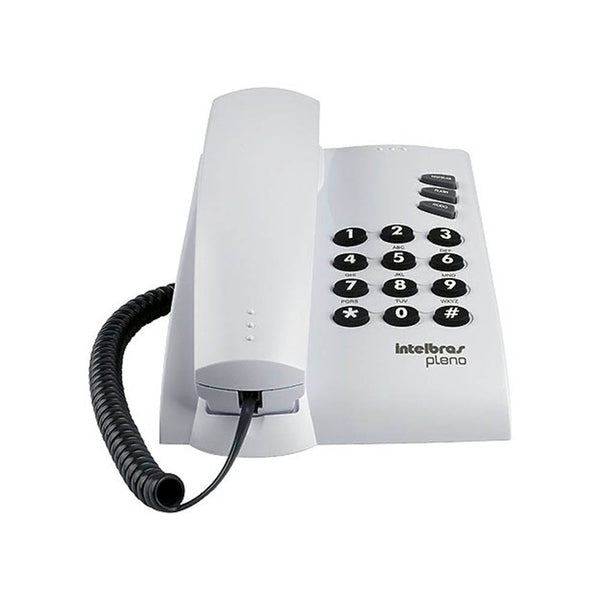 Telefone C/ Fio C/ Chave Pleno Cinza Artico Intelbras - 4080058