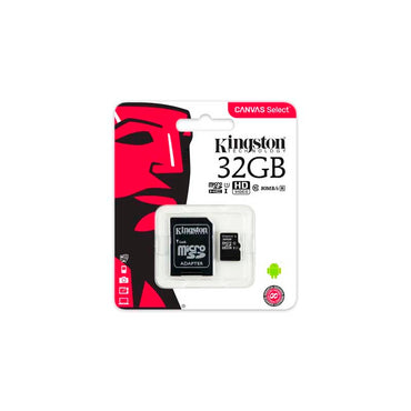 Cartão De Memória 32gb Micro Sd Card Kingston Cl10 - SDCS2/32GB