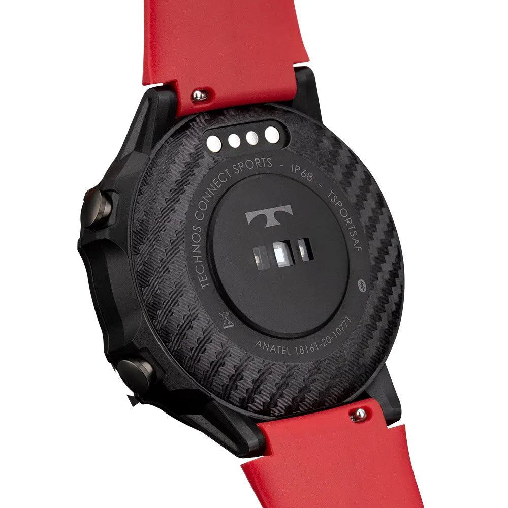 Relógio de Pulso SmartWatch Technos Connect Sports Flamengo Edição Especial - TSPORTSAF/7R