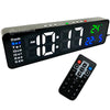 Relogio De Parede Led Digital Color Lelong C/ Controle Remoto - LE-2165
