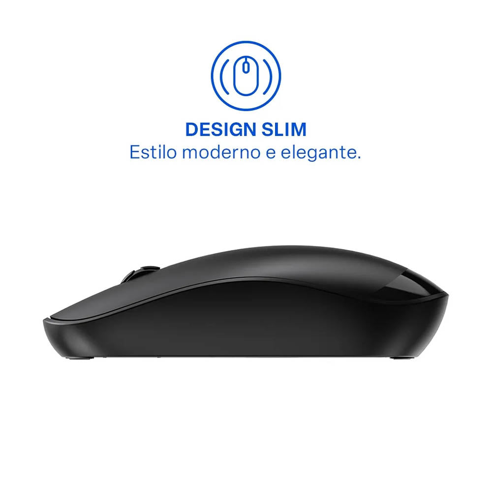 Mouse Sem Fio Multi MS300 1200Dpi Preto - MO380