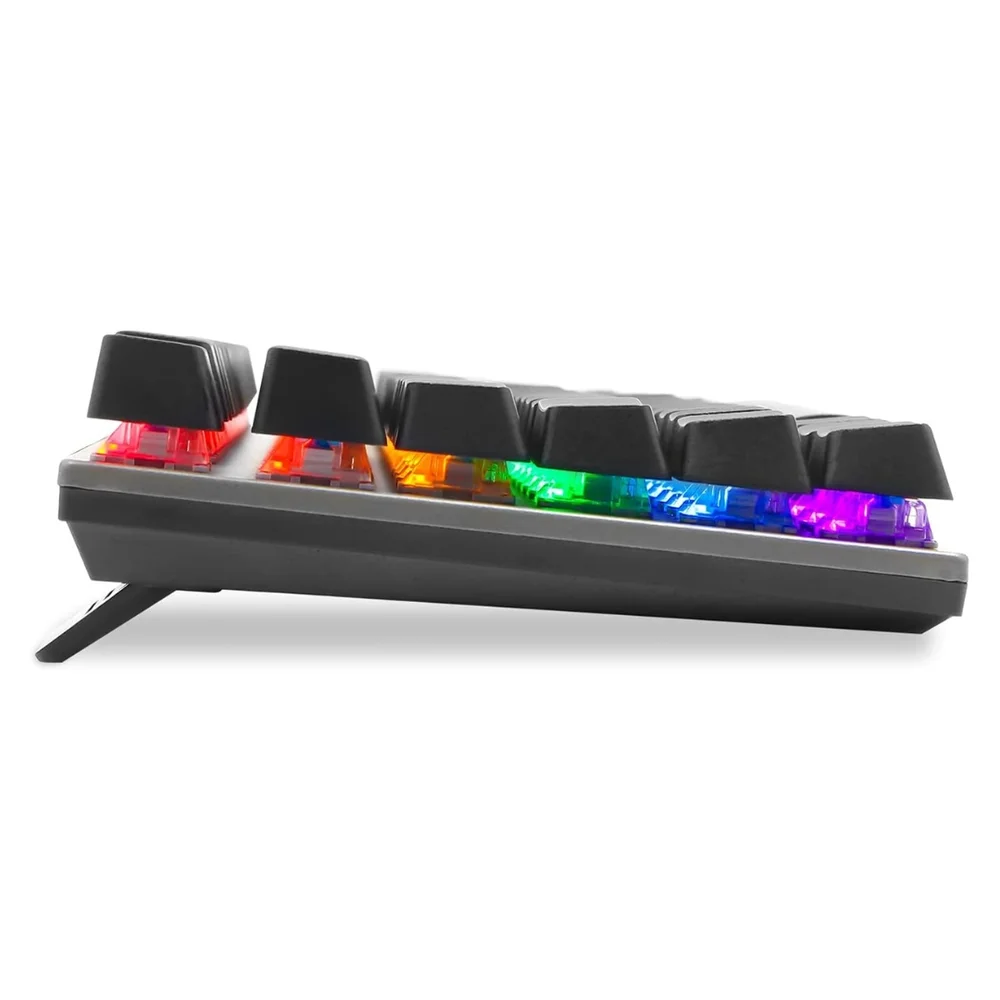 Teclado Gamer Mecanico Knup Switch Azul USB RGB ABNT2 - KP-TM010