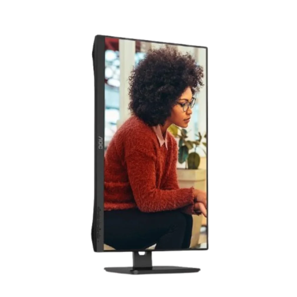 Monitor Corporativo Led 24 Pols Aoc 1920 x 1080 IPS Full HD Preto USB Vga Hdmi Displayport - 24E3UF
