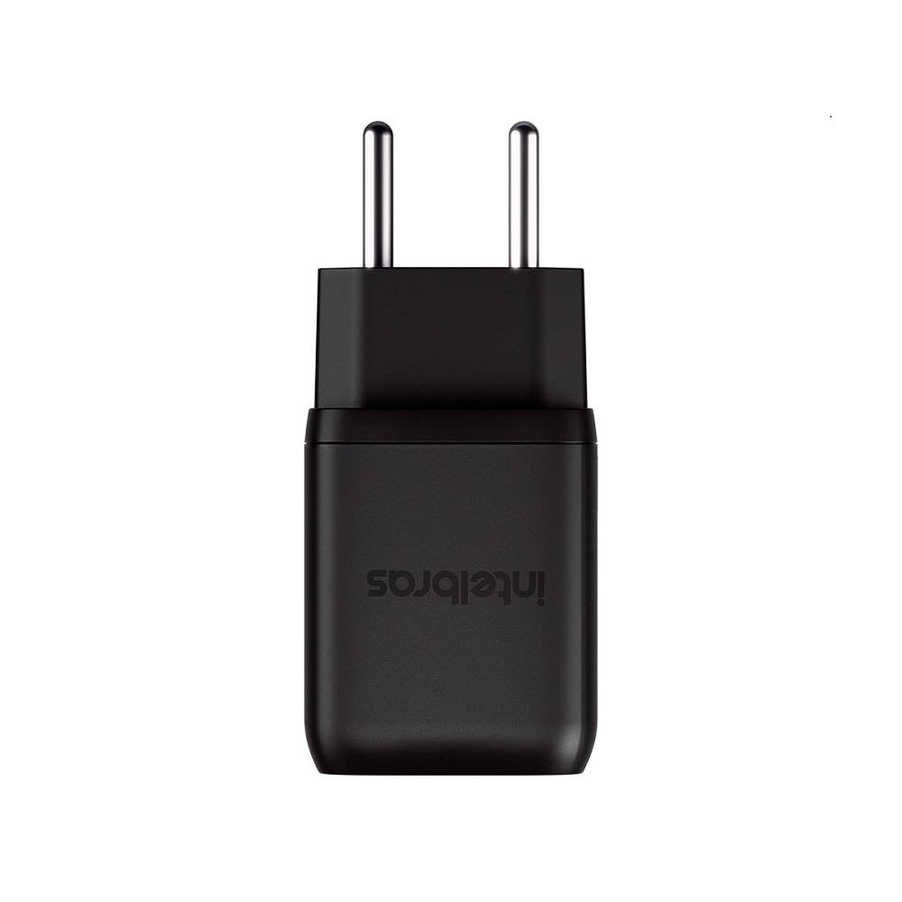 Carregador De Parede com 2 Saídas Usb Tipo C + 1 Saída USB-A 65W Turbo Intelbras EC 21 Preto - 4820190