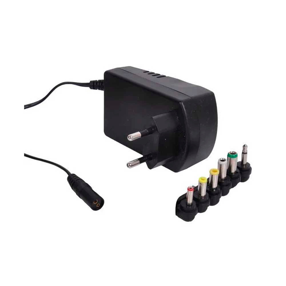 Fonte de Alimentação Regulada Universal 30w 6 Plugues Bivolt