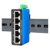 Switch 05 Portas Fast Ethernet Industrial Trilho Din 24V