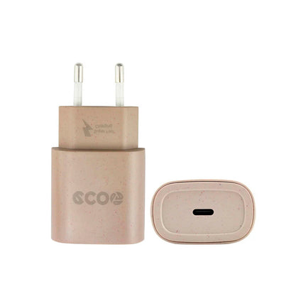 Carregador Usb Tipo C Turbo GShield Ecoo QC 3.0 Até 25W - GS-7031