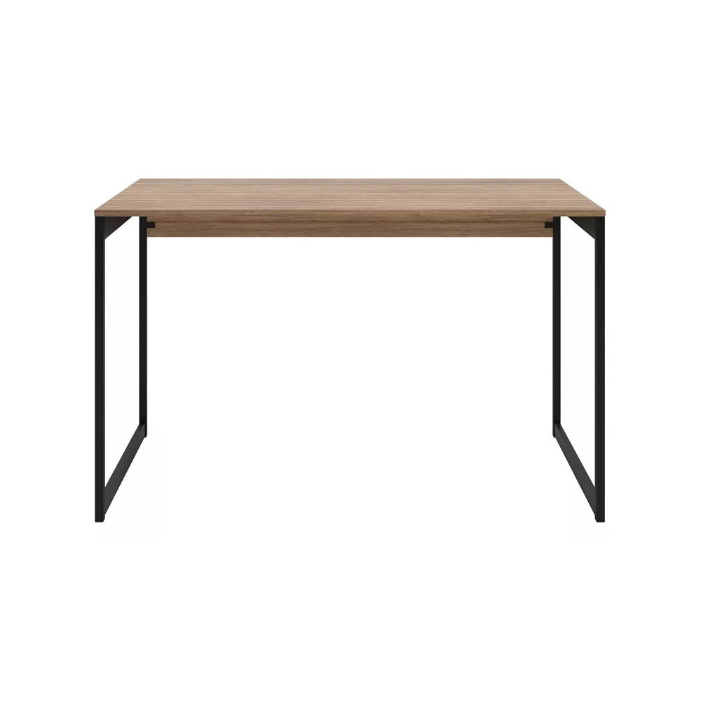 Mesa Em L Industrial De Canto em Ferro E Madeira E-led