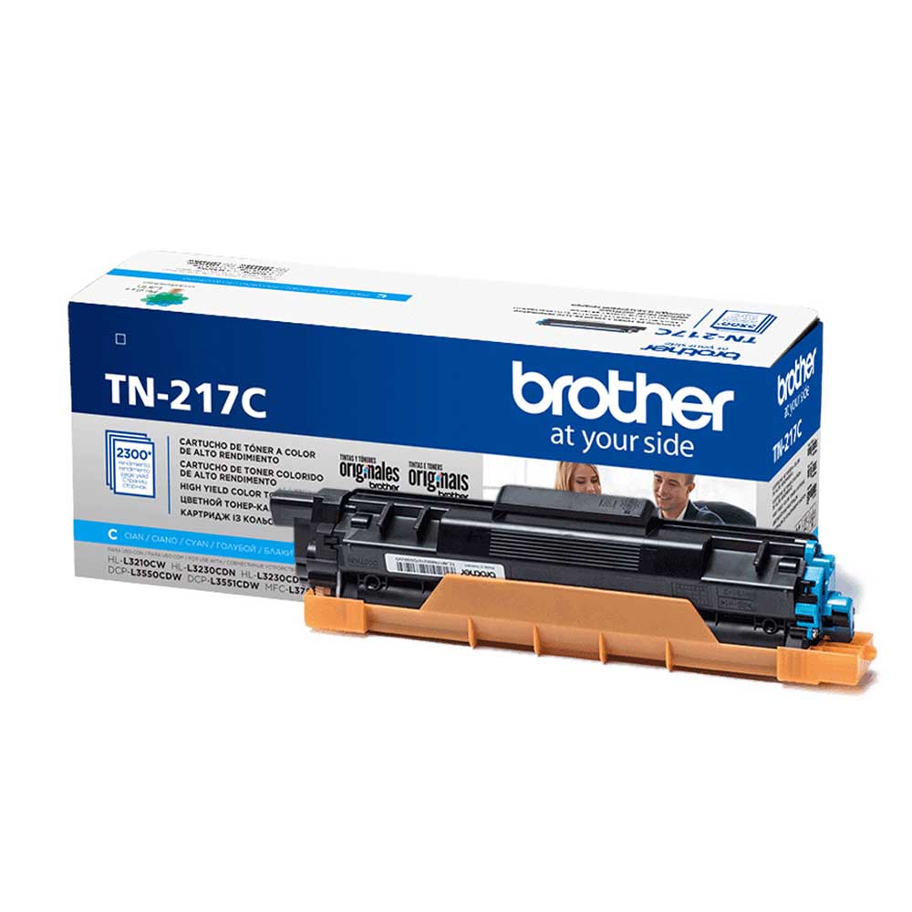 Toner Brother Color Ciano Tn-217Cbr - Dcp-L3551CDW HL-L3210CW Truedata
