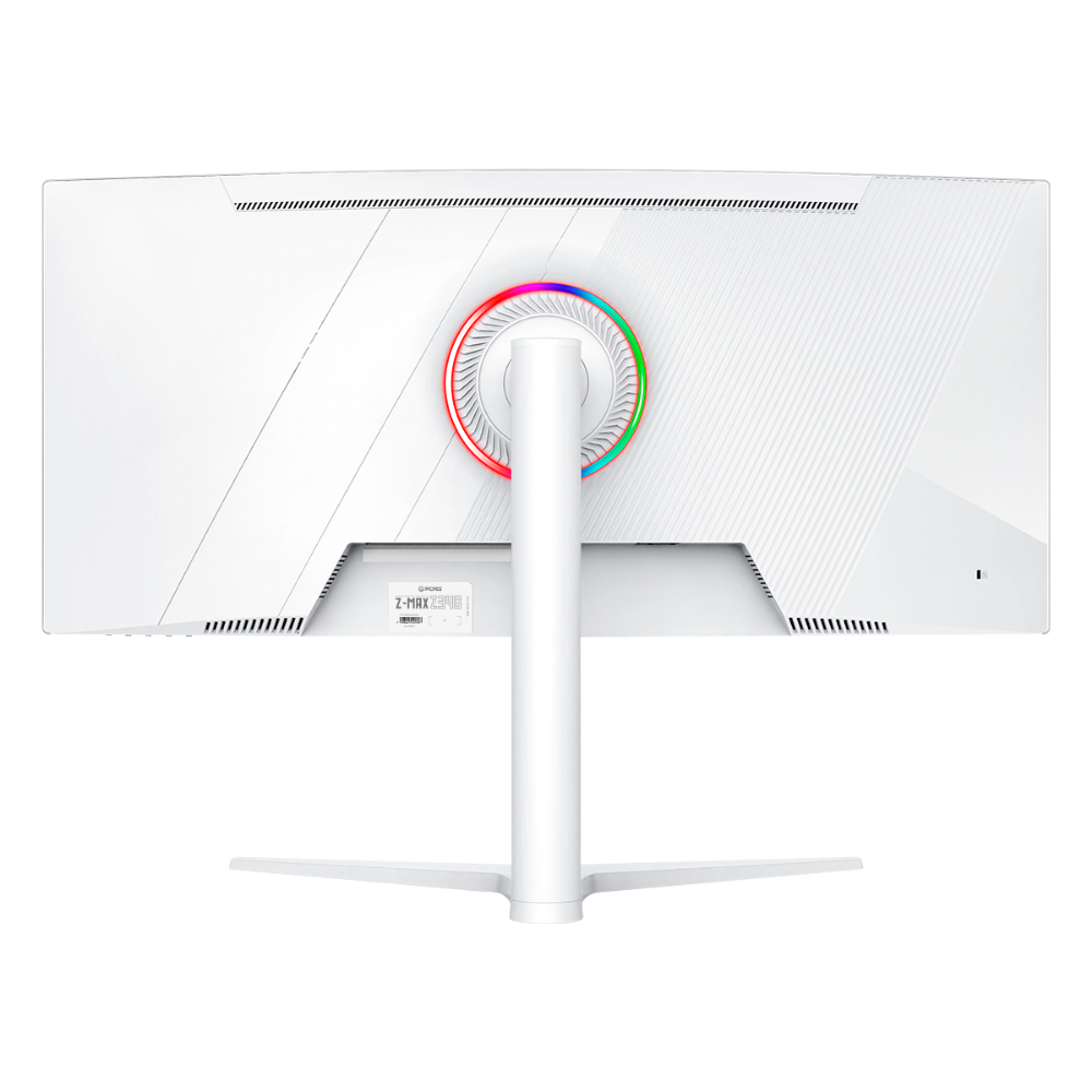 Monitor Gamer Curvo Led 34 Pols PCYes ZMax Z34C Full HD 165Hz 1Ms Hdmi Displayport Branco -  PMGZ34C165WG