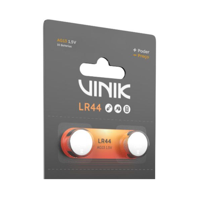 Bateria de Litio 1,5v LR44 Vinik (Kit c/ 2) - VB44B10