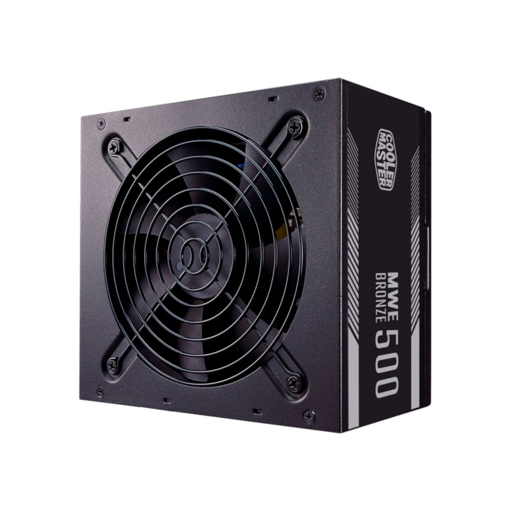 Fonte Real Atx 500w Cooler Master MWE 80 Plus Bronze PFC Ativo Preto -  MPE-5001-ACAAB-WO