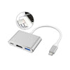 Adaptador Conversor Usb Tipo C Para Usb 3.0 + Hdmi + Usb Tipo C
