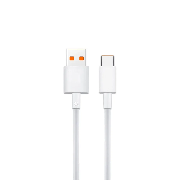 Cabo de Dados Turbo USB P/ USB Tipo C 120w  Xiaomi Branco - XM753BRA