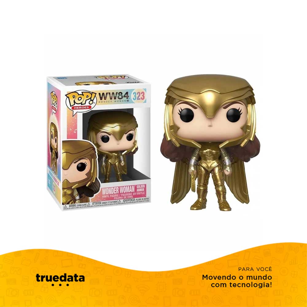 Funko Pop Mulher Maravilha 1984 Armadura Dourada - 84926