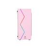 Gabinete Gamer T-Dagger Mid Tower P03P Com Lateral em Acrílico Rosa - TGC-P03P