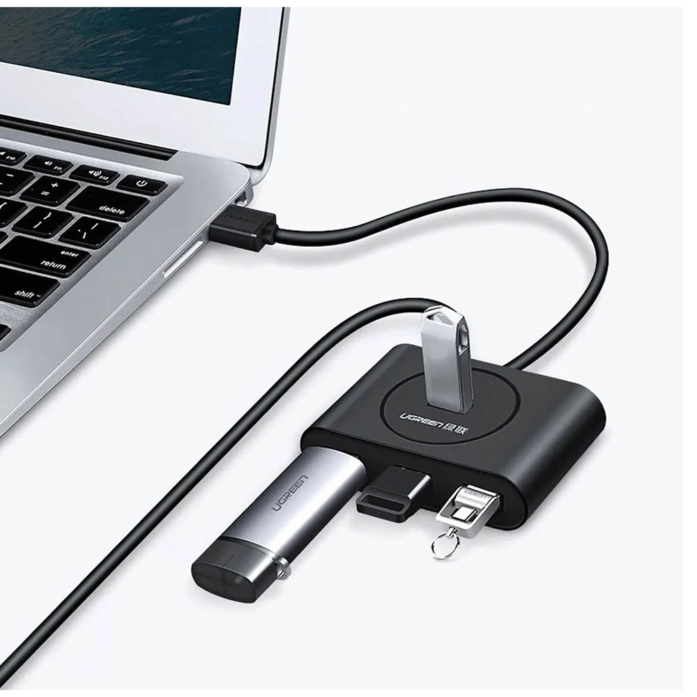 Hub Adaptador USB 4 Portas 3.0 Ugreen - CR113