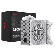 Fonte Real Gamer Atx 750w Electro V2 80 Plus Bronze PCYes Pfc Ativo White Ghost - ELECV2WG750W