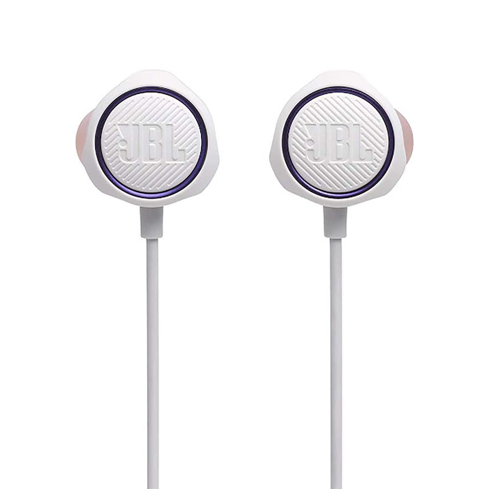 Fone De Ouvido Intra-Auricular P3 Com Fio JBL Quantum 50 Branco - JBLQUANTUM50WHT