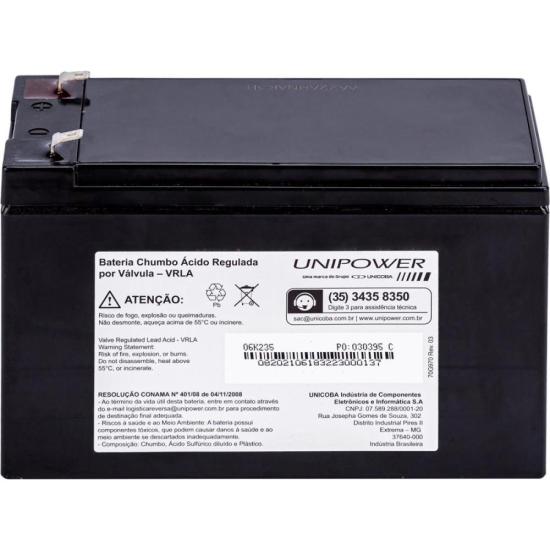 Bateria Selada 12V 9A VRLA UNIPOWER - UP1290