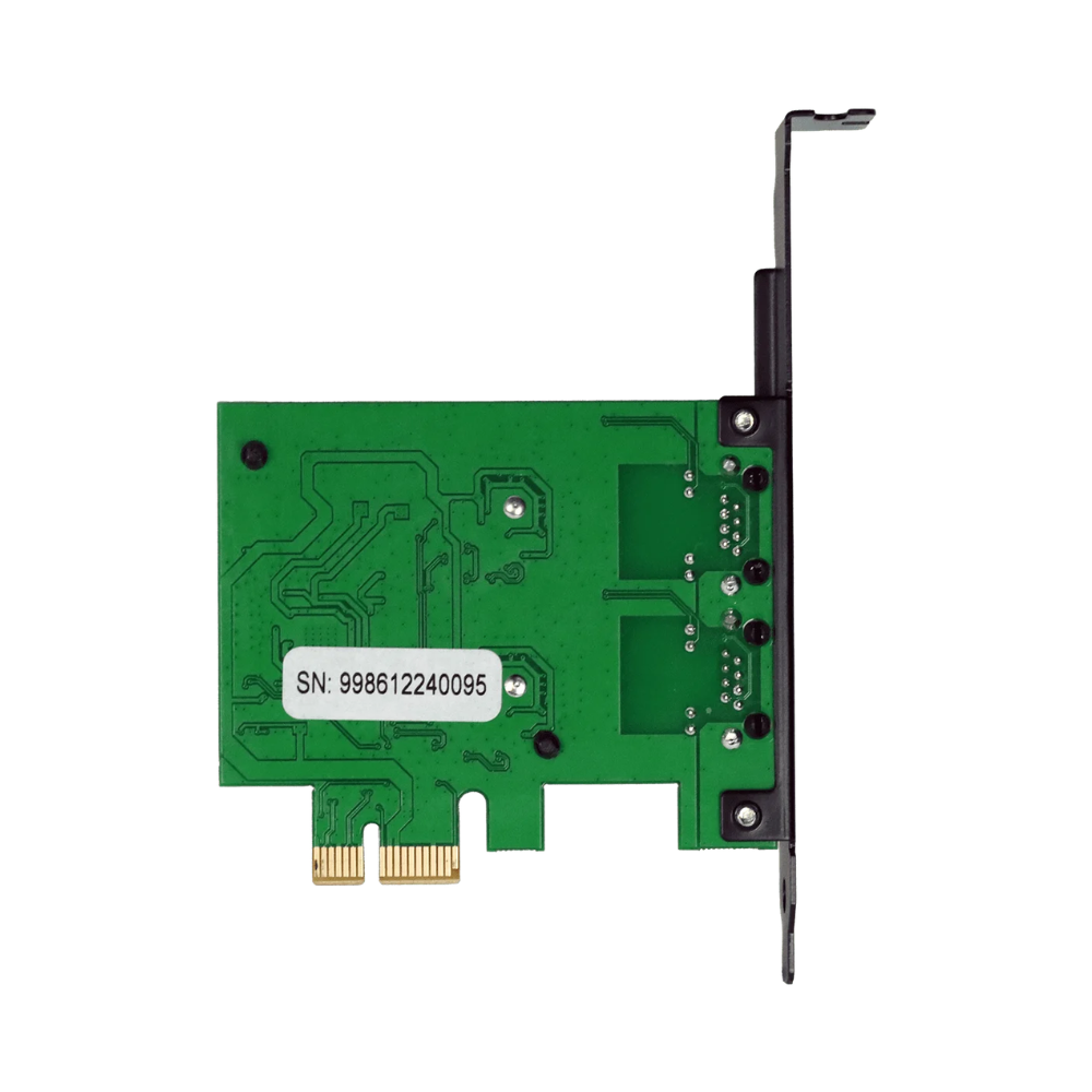Placa De Rede Duas Portas Gigabit Pci-E 10/100/1000 PcYes - LC1000-2P