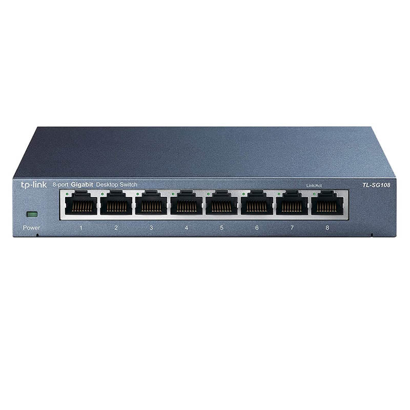 Switch 08 Portas Gigabit 10/100/1000 Mbps Tp-Link - Tl-SG108