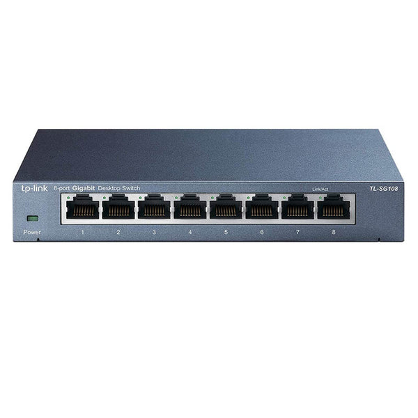 Switch 08 Portas Gigabit 10/100/1000 Mbps Tp-Link - Tl-SG108