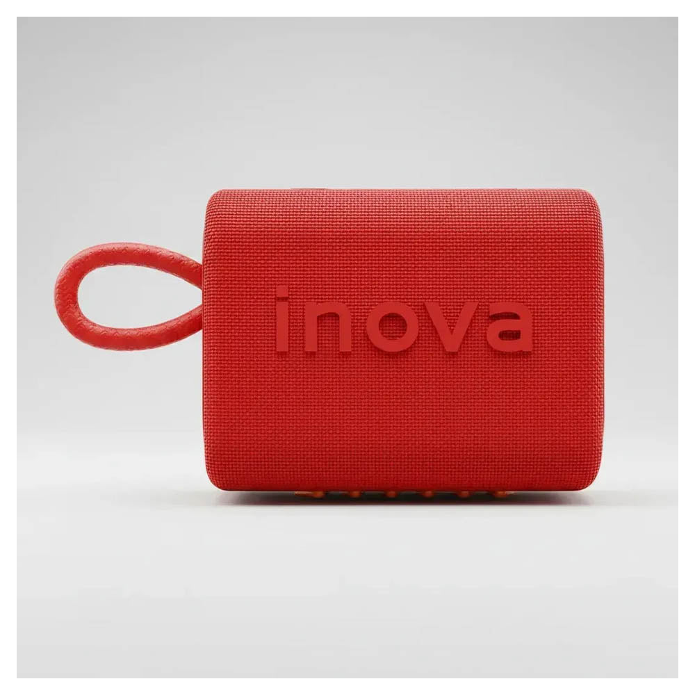 Caixa de Som Portátil Bluetooth Inova Go 3 Bluetoth, USB, Cartão de Memória, Vermelho - RAD12417