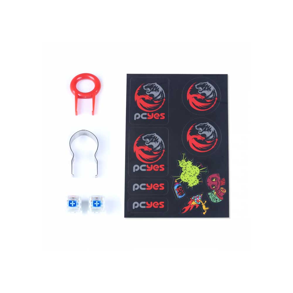 Teclado Gamer Mecanico PCYes Kratz Outemu Blue Hotswap Abnt2 RGB - PKOHBLRGB