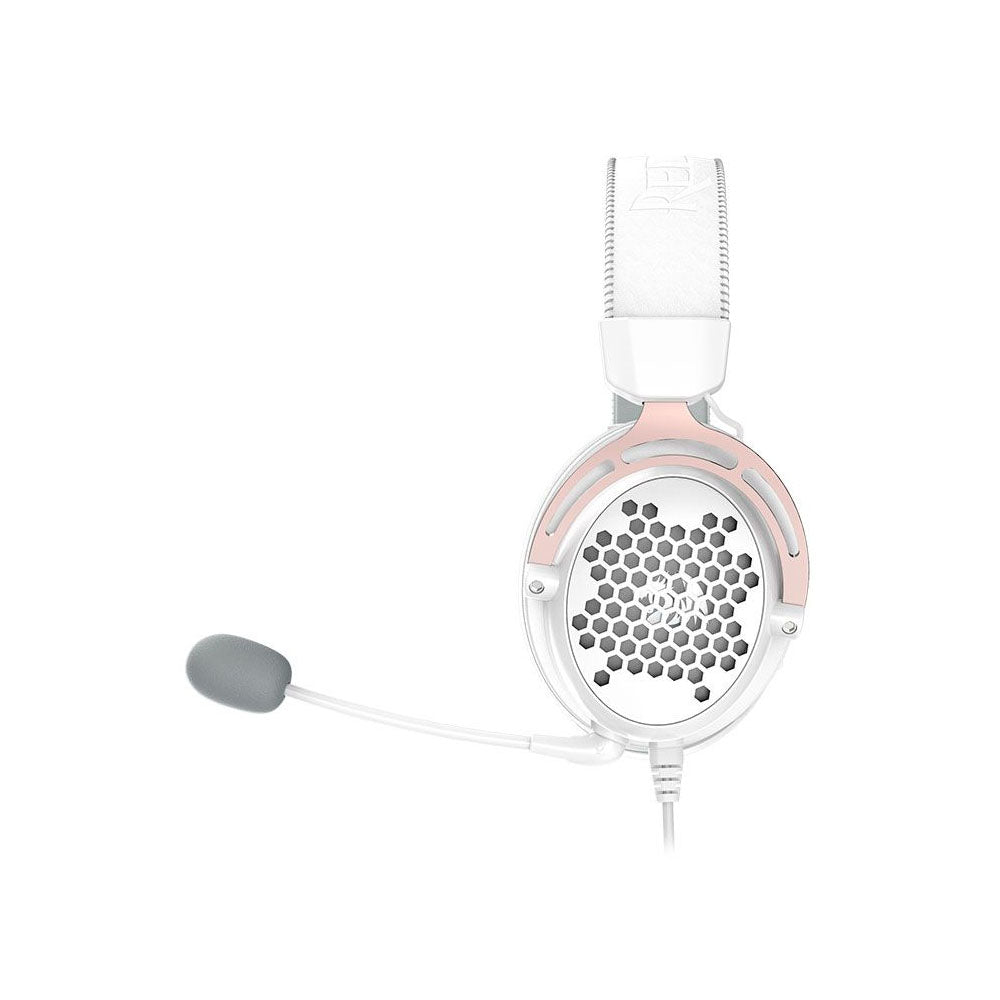 Headset Gamer Redragon Diomedes Lunar White 7.1 Branco - H388-W