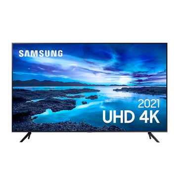 Smart TV Led Samsung 55" UHD 4K Wi-fi Bluetooth USB HDMI Alexa Integrada - 55AU7700