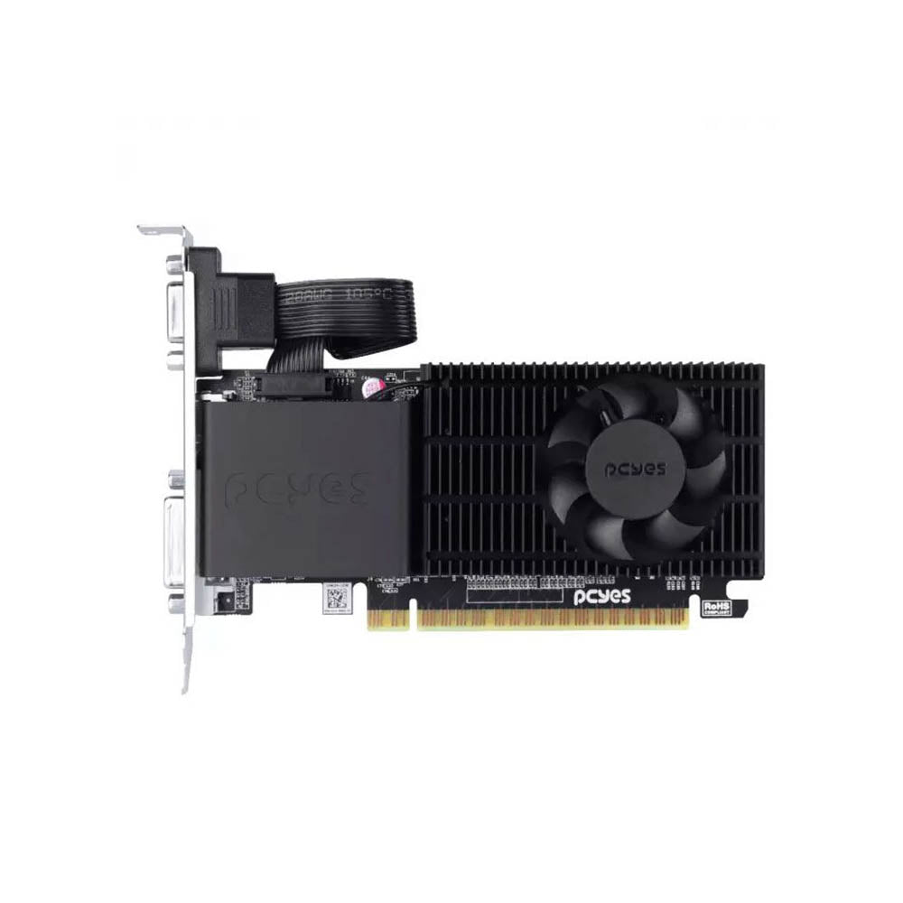 Placa De Video 2gb R5 220 Ddr3 AMD Radeon Pcyes Project Edge 64bits Low Profile Hdmi Dvi Vga - PPER5DR3LPBR