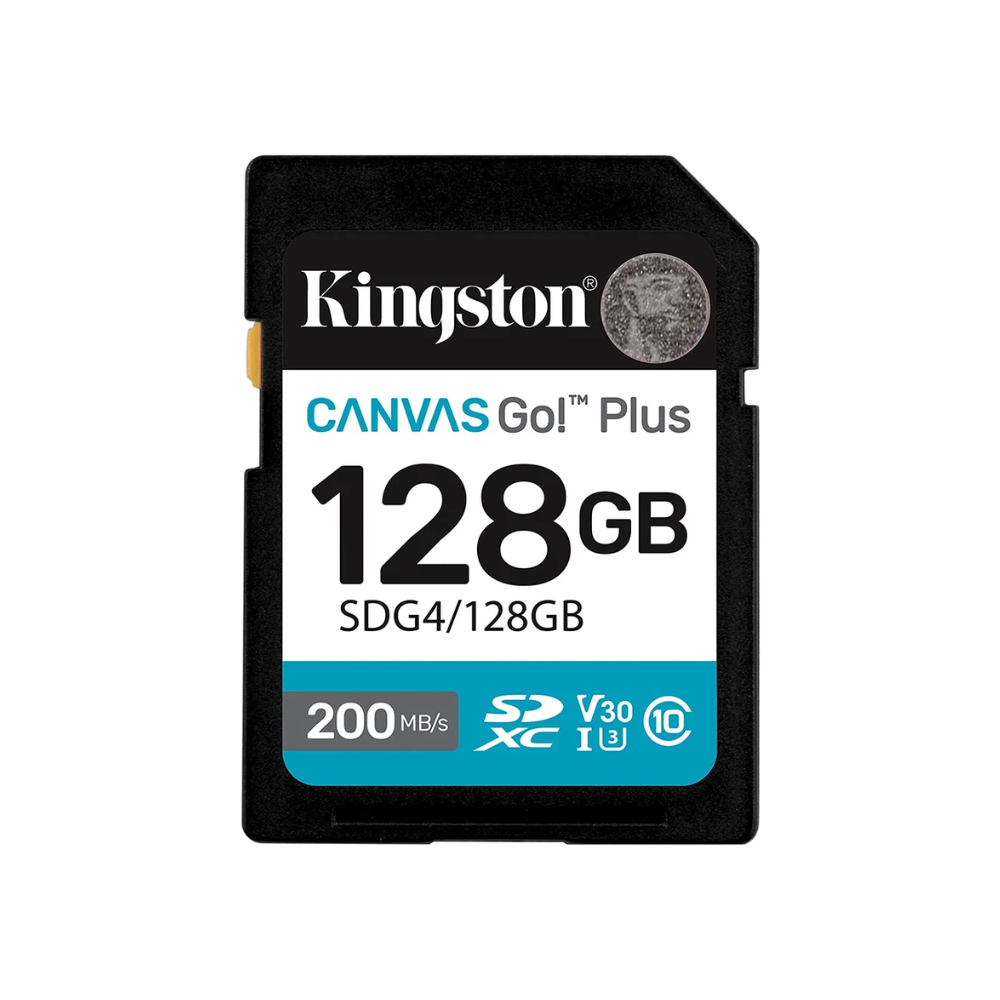 Cartão De Memória 128gb Kingston Canvas Go Plus - SDG4/128GB