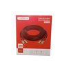 Cabo de Áudio 2 RCA Macho x 2 RCA Macho 3m Tomate - MCB-046A
