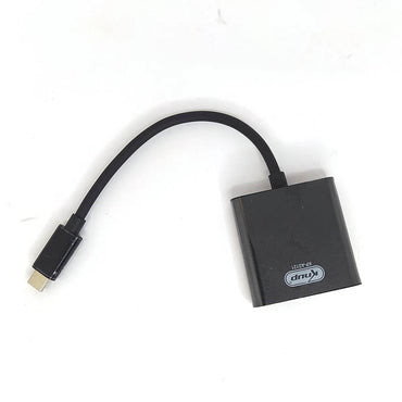 Adaptador Conversor USB Tipo C Macho Para Vga Fêmea Knup - KP-AD121